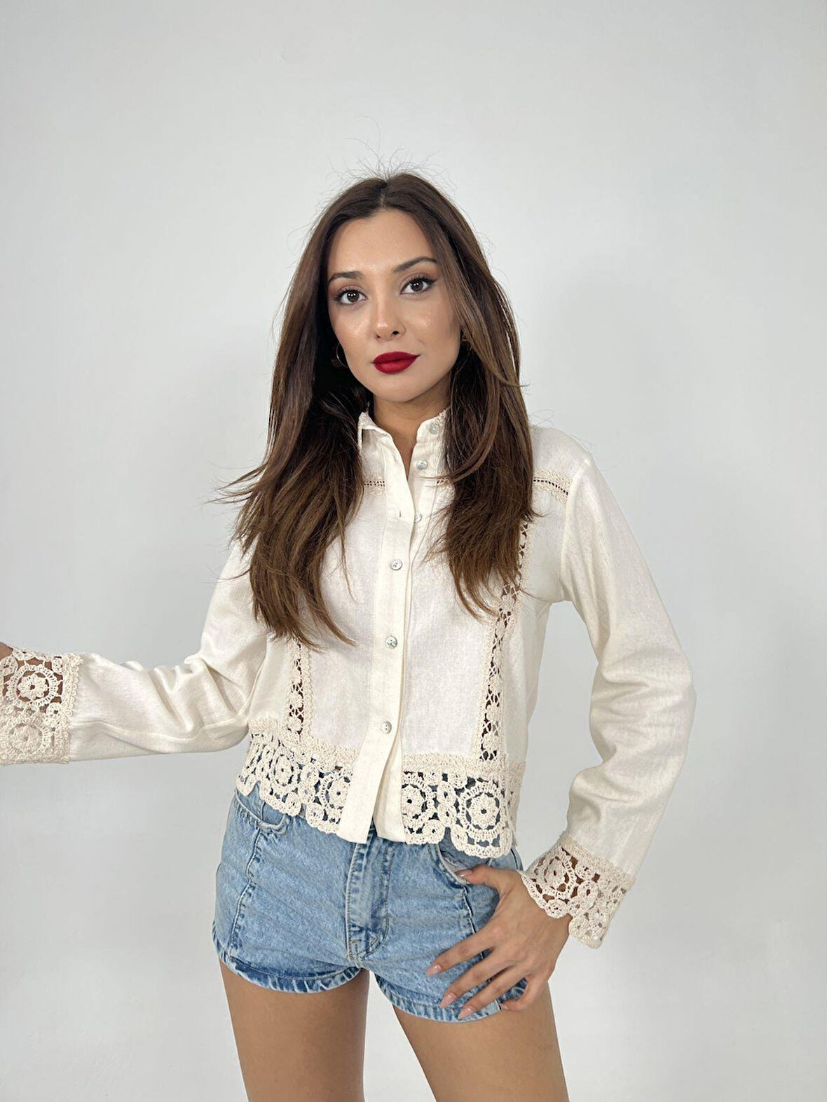 Reka Moda 6424 GÖMLEK-BEJ