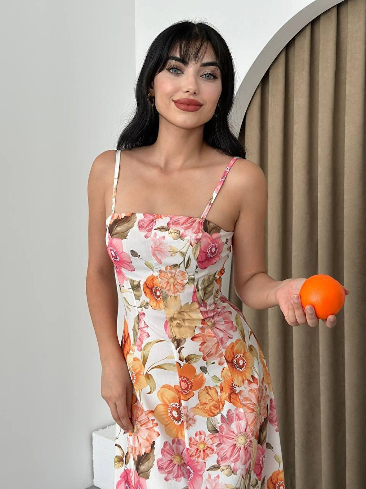 Reka Moda Tutin Midi Boy Elbise