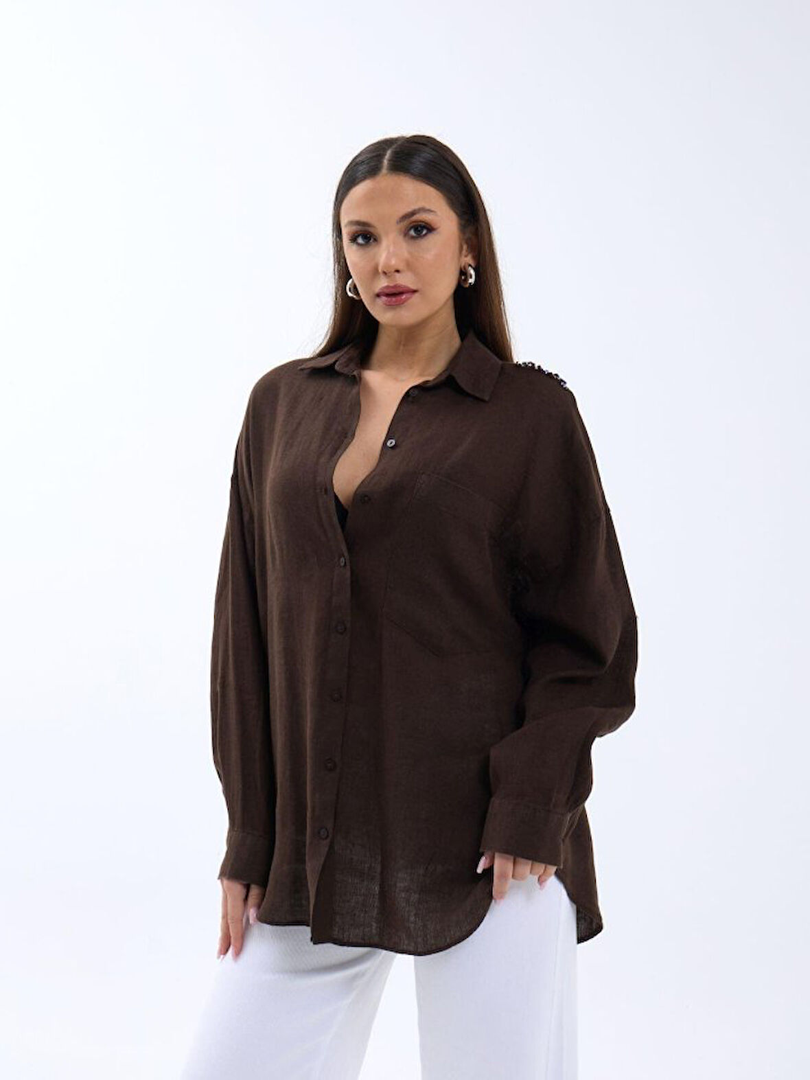 Reka Moda 7399 GÖMLEK-KAHVE