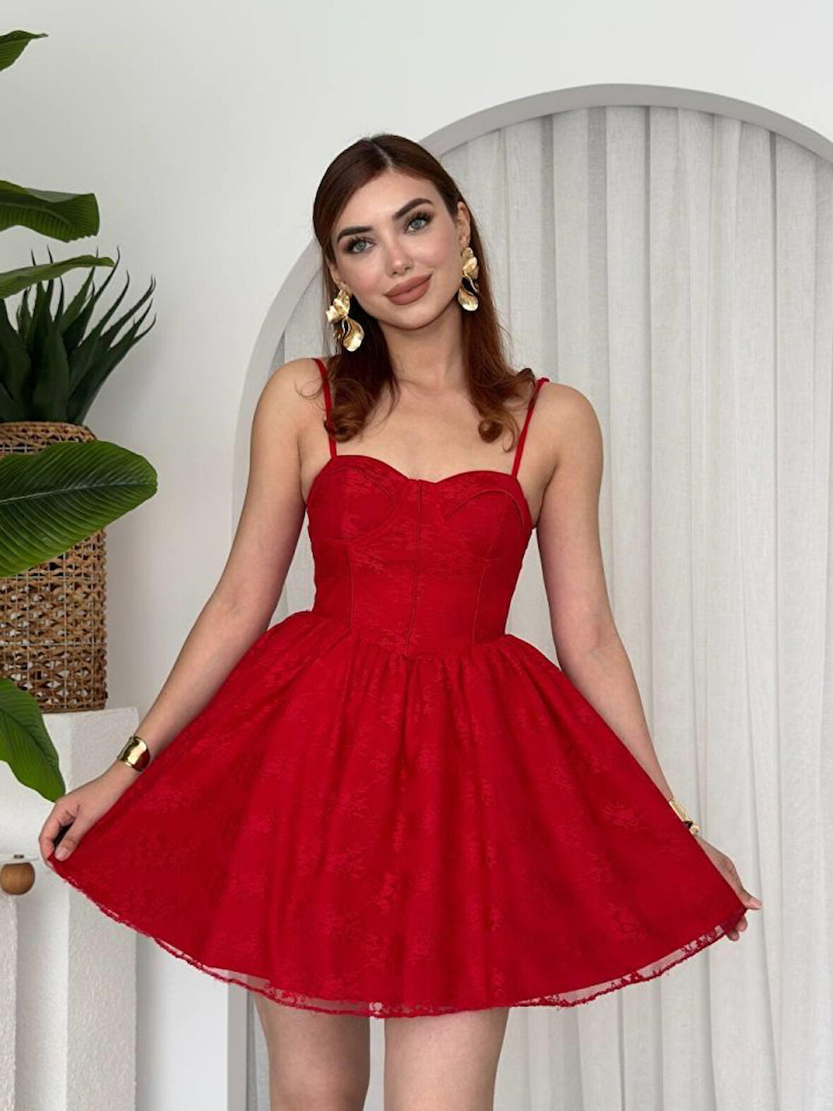 Reka Moda Toba İp Askılı Elbise