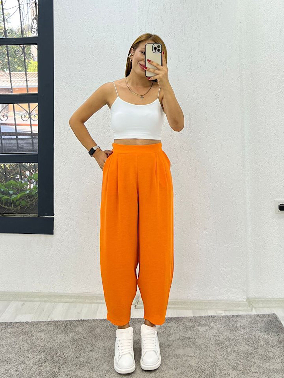 Reka Moda Kadın Yüksek Bel Hürrem Pantolon