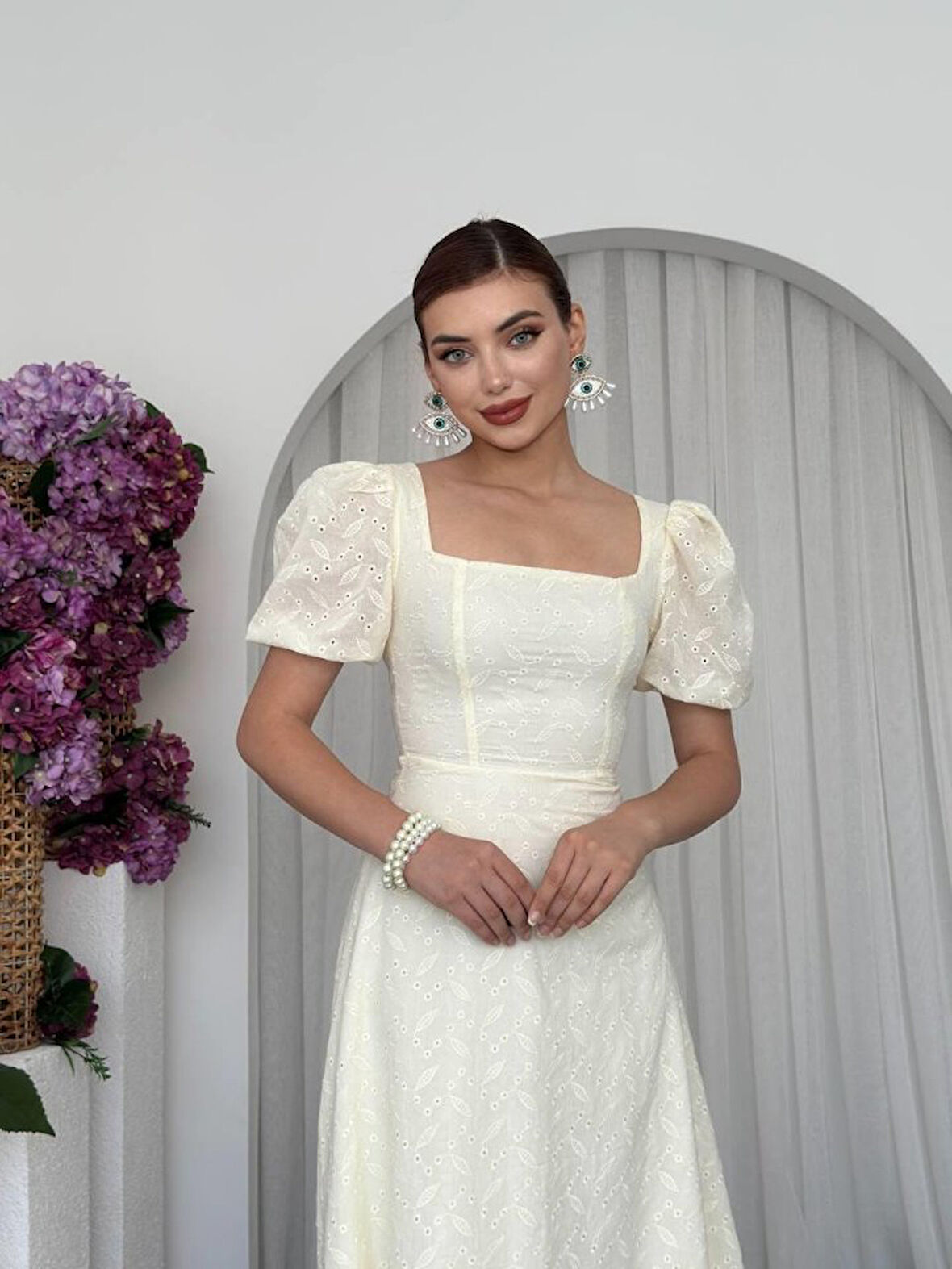 Reka Moda Lına Midi Elbise