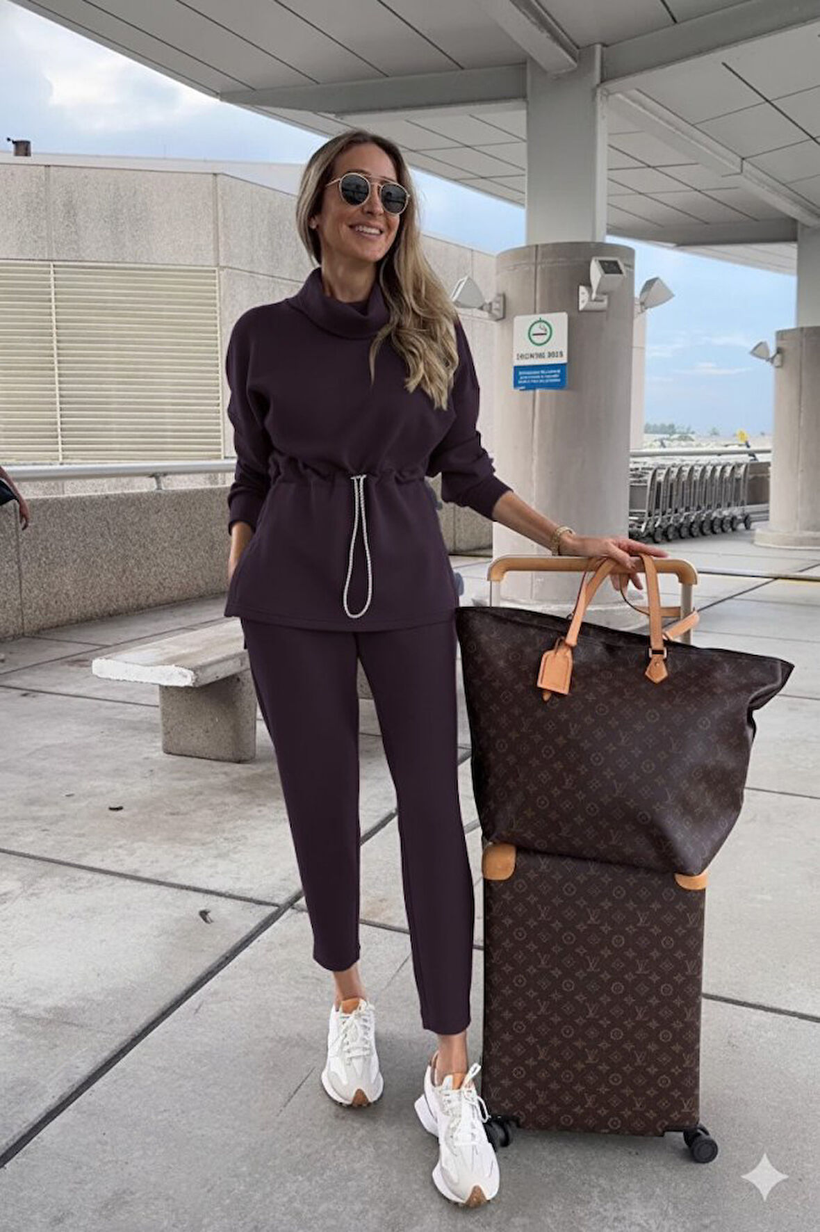 Reka Moda Kadın Uzun Kollu Balıkçı Yaka Belden Lastikli Modal Bluz Ve Pantolon Ikili Takım