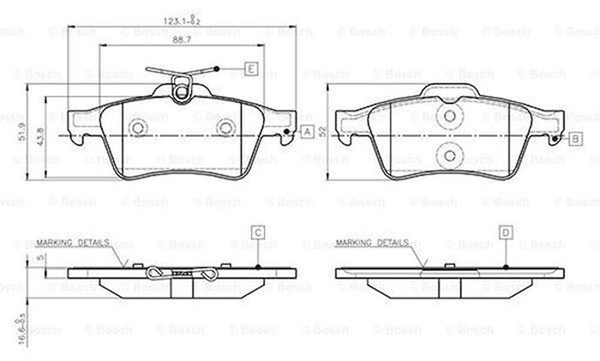 Renault-Maıs-Orjınal 440601689R Arka Fren Balatası Takımı
