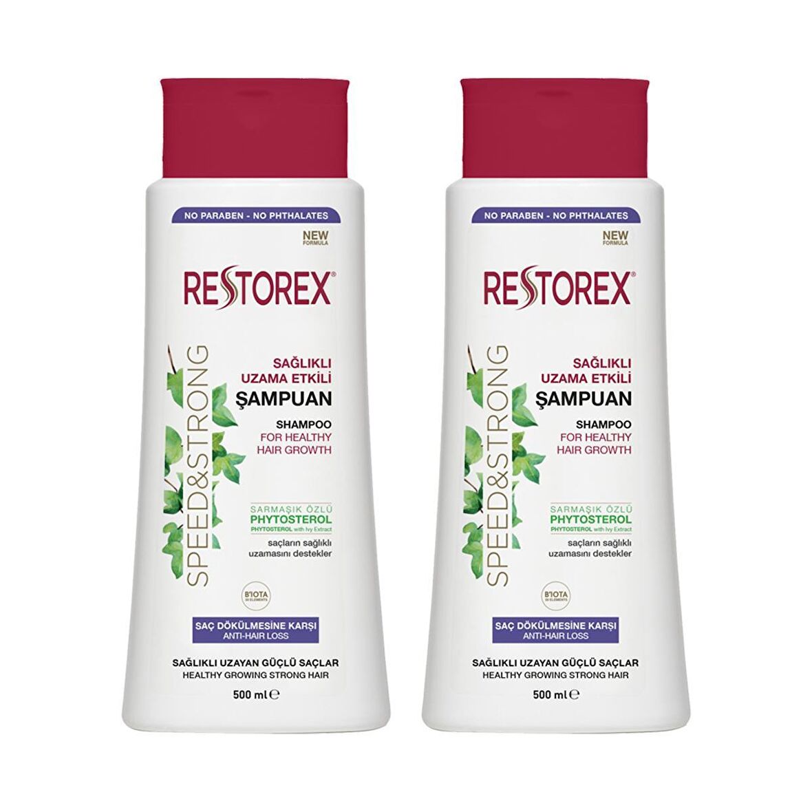 RESTOREX SAÇ DÖKÜLMESİNE KARŞI ETKİLİ 500ML 2'Lİ