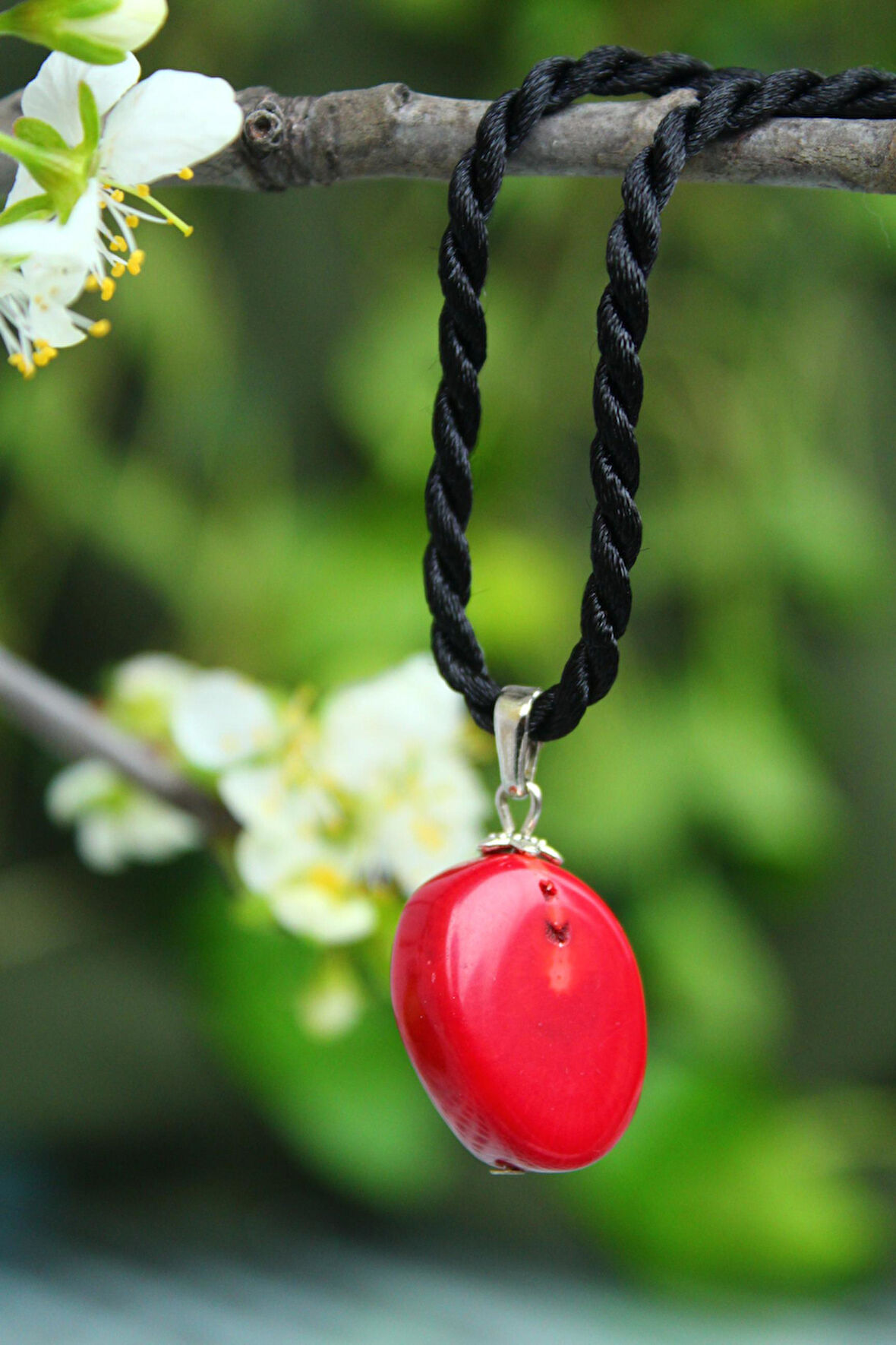 STONEAGE JEWELLERY Mercan Doğal Taş Kararlılık Kadın Kolye