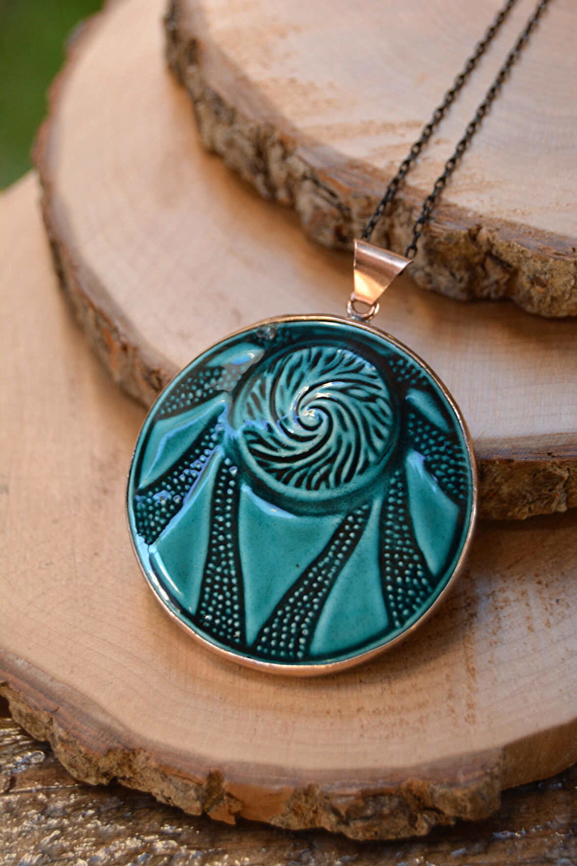 STONEAGE JEWELLERY Özel Tasarım Çini Kadın Kolye