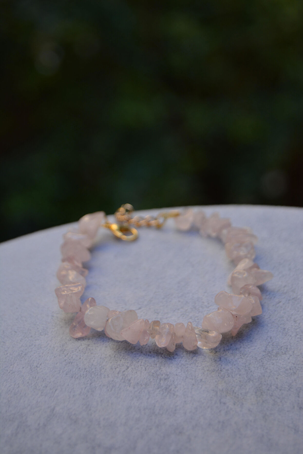 STONEAGE Pembe Kuvars Aşk Taşı Bayan Bileklik