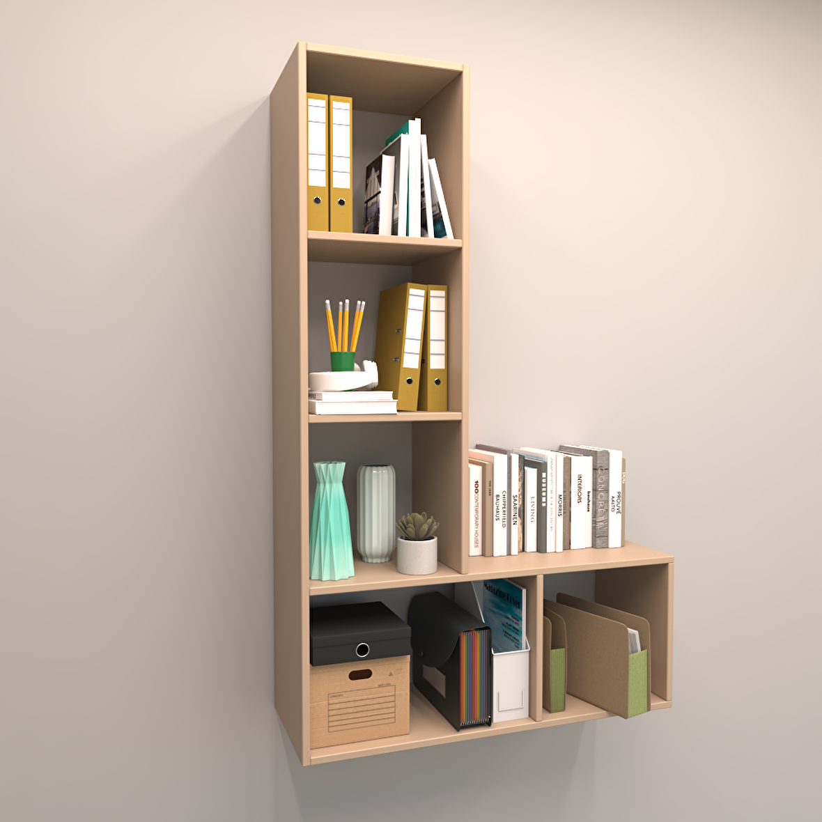 ATLAS DUVAR RAF SET CAPPİCİNO