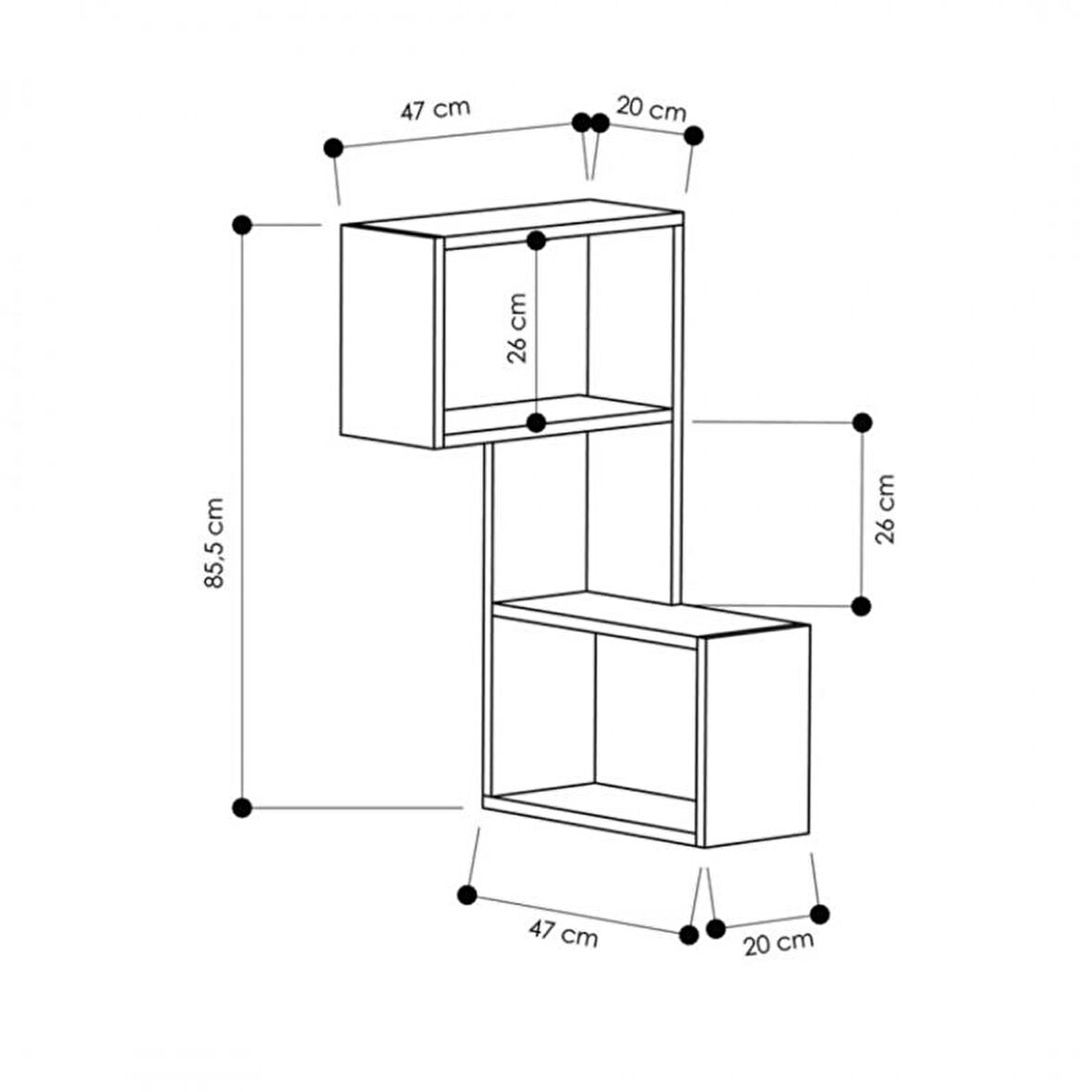 İBİZA CORNER RAF SET KAFKAS MEŞE ( MAT )