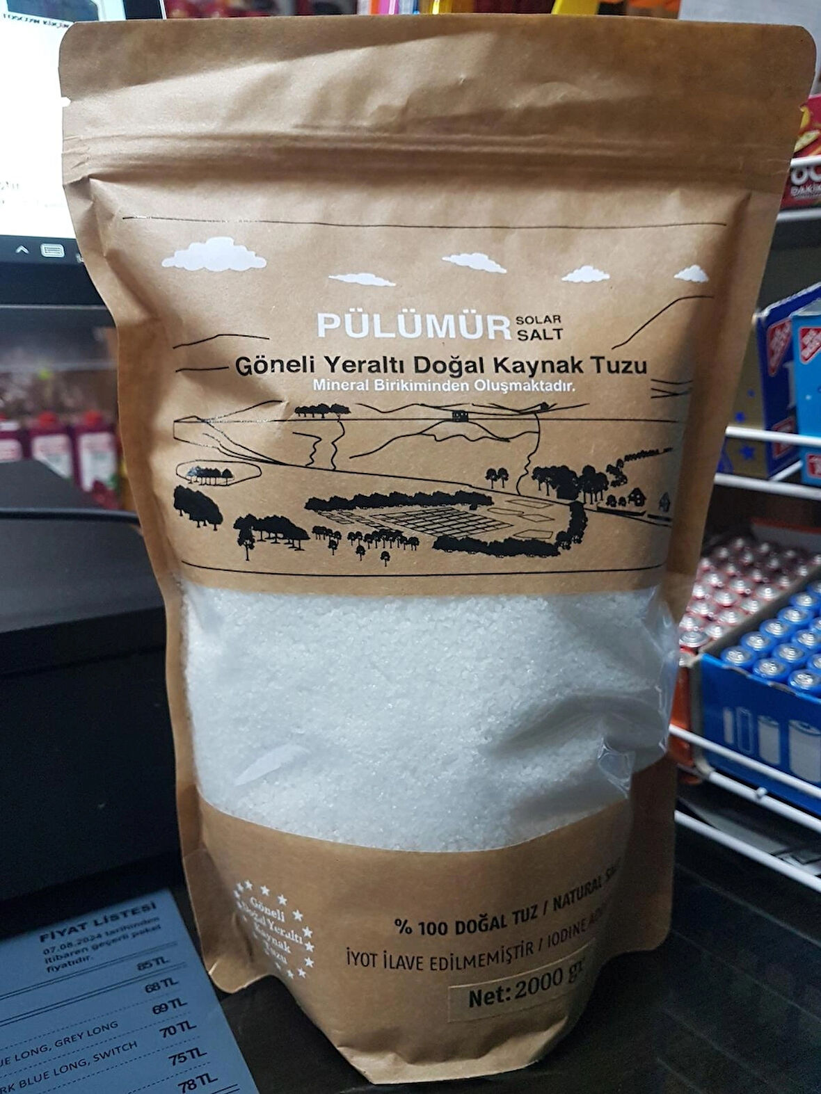 ÖĞÜTÜLMÜŞ PÜLÜMÜR TUZU 2 KG