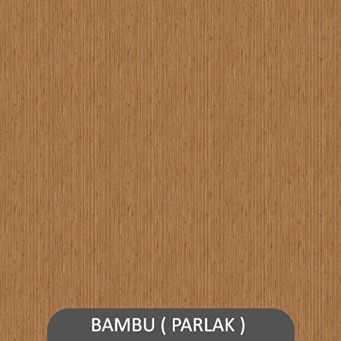 2 Lİ ZİGANA DUVAR RAFI  BAMBU ( PARLAK )