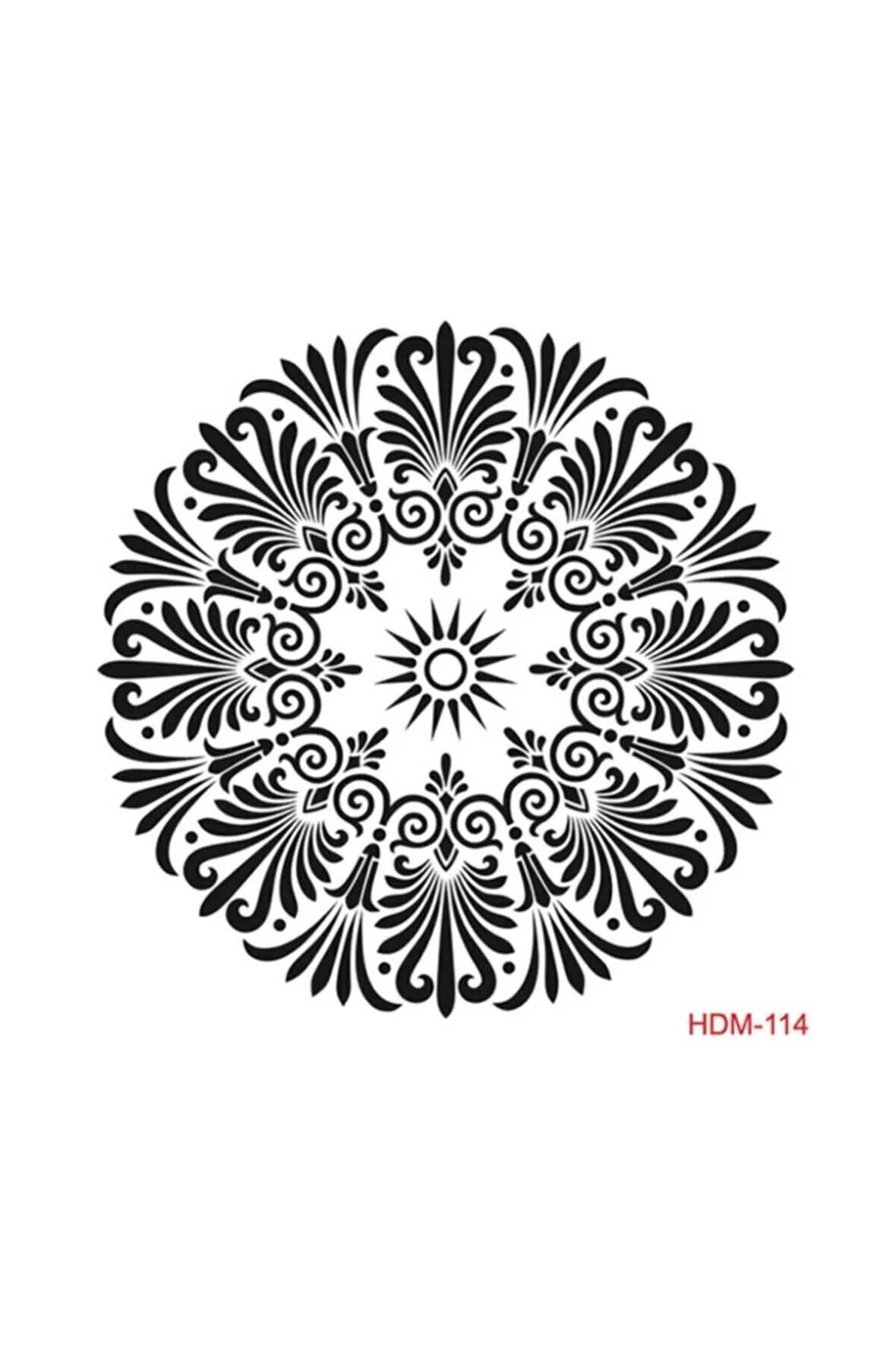Mandala Stencil (şablon) 25x25 Cm