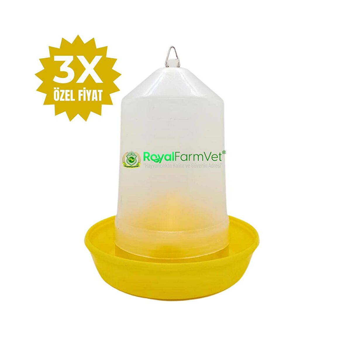 Tavuk ve Civciv Suluğu 0,75 Litre Sarı (3 Adet)
