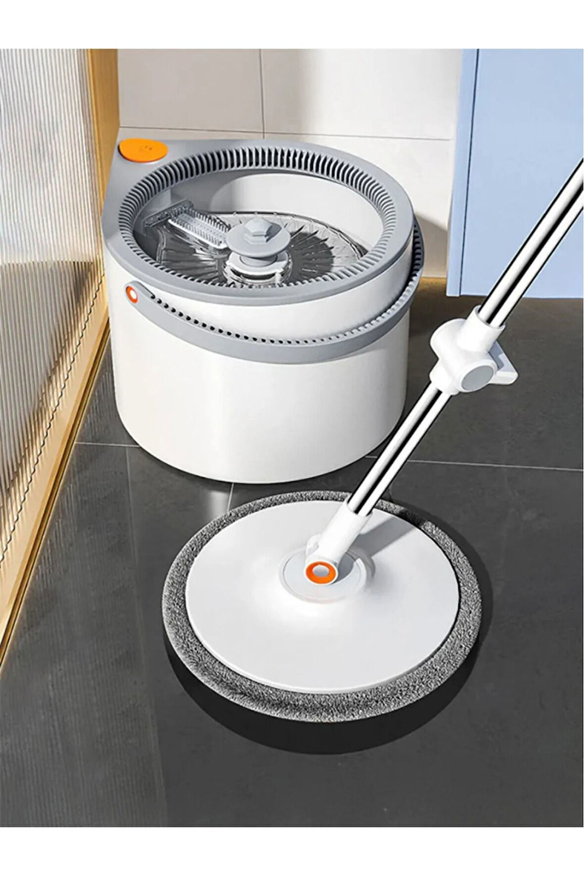 Clean Pro Temizlik Seti Kirli ve Temiz Suyu Ayıran Akıllı Mop & Kova Sistemi