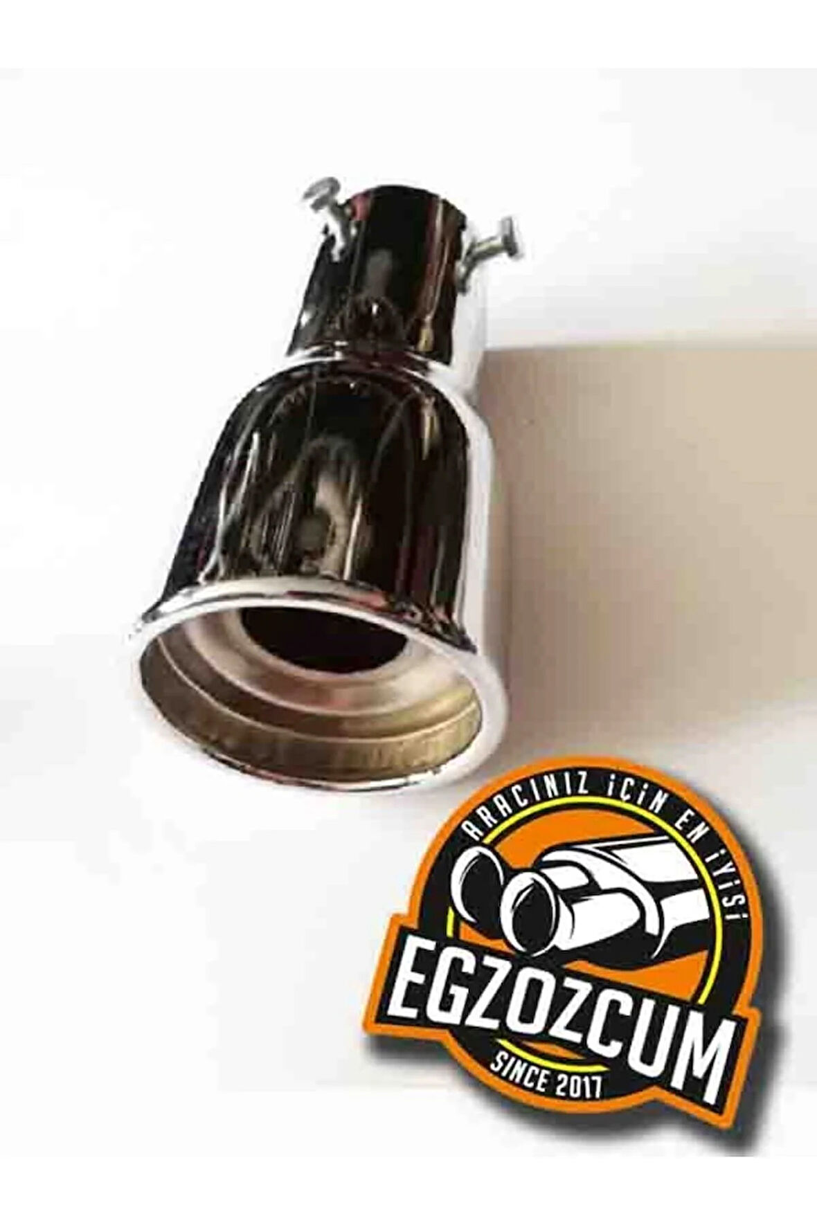 51 Mm. Islık Sesli Nikelaj Egzoz Eksoz Ucu Sök Tak Vidalı