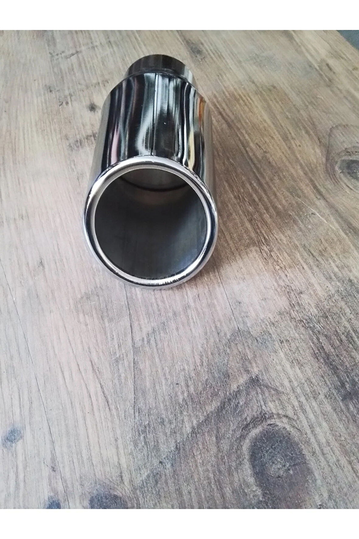 60 Mm. Nikelaj Önü Kesik Egzoz Ucu Eksoz