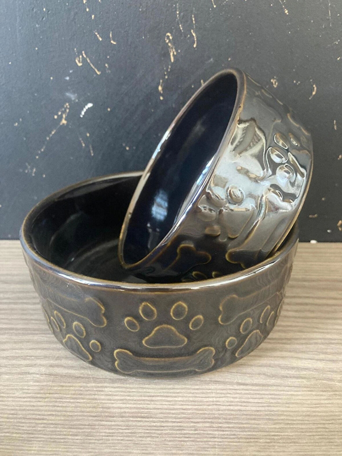 RGSHOMELİFE KEDİ & KÖPEK MAMA KABI SETİ 2'Lİ SET BÜYÜK VE KÜÇÜK PORSELEN