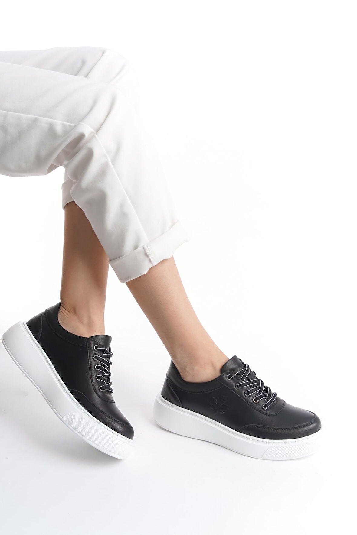 İçi Dışı Deri Faylon Taban Günlük Spor Ayakkabı Fyl7023