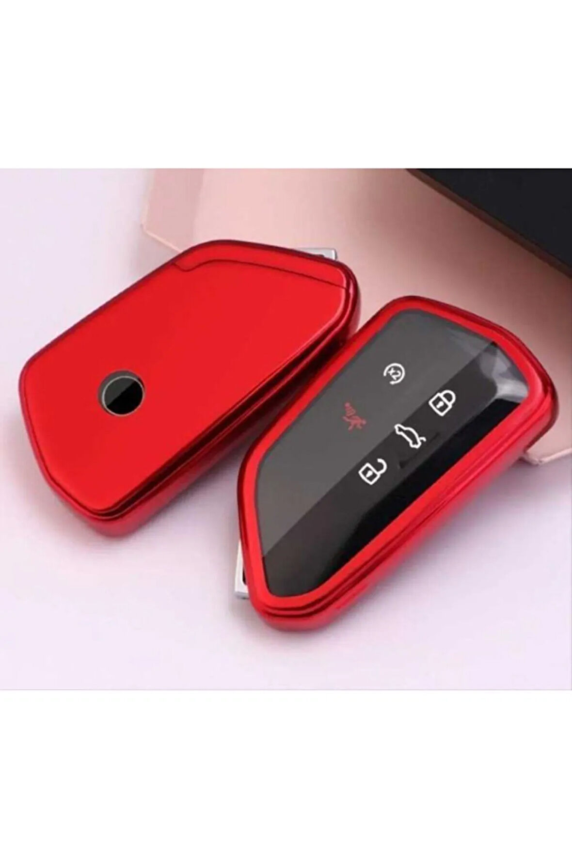 My Garaj Volkswagen Golf Mk8 Anahtar Koruyucu Kılıf (parlak Kırmızı)