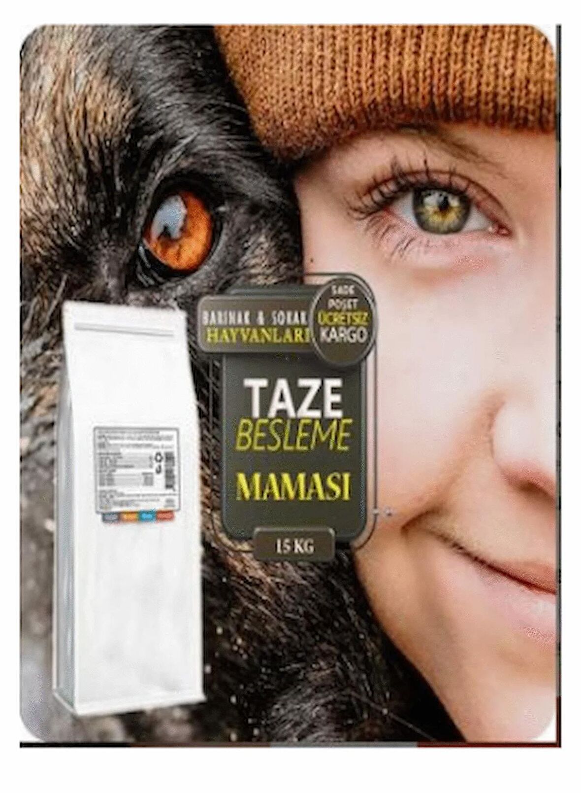 TAZE BESLENME KÖPEK MAMASI – 15 KG “Bugün Üretilmiştir.”