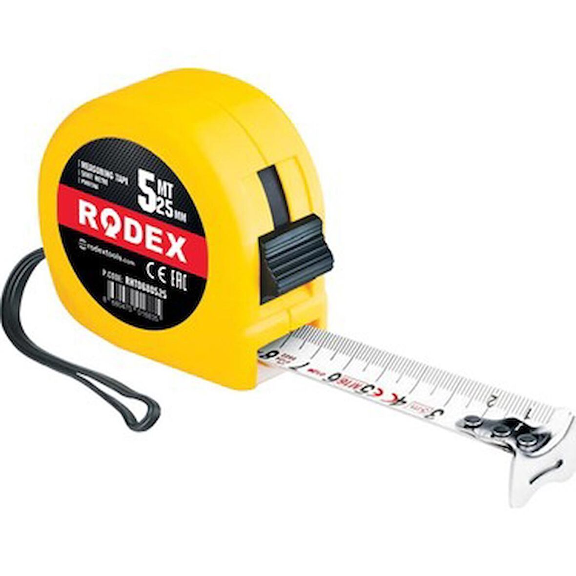 RHT0680525 RODEX 5M*25MM ŞERİT METRE