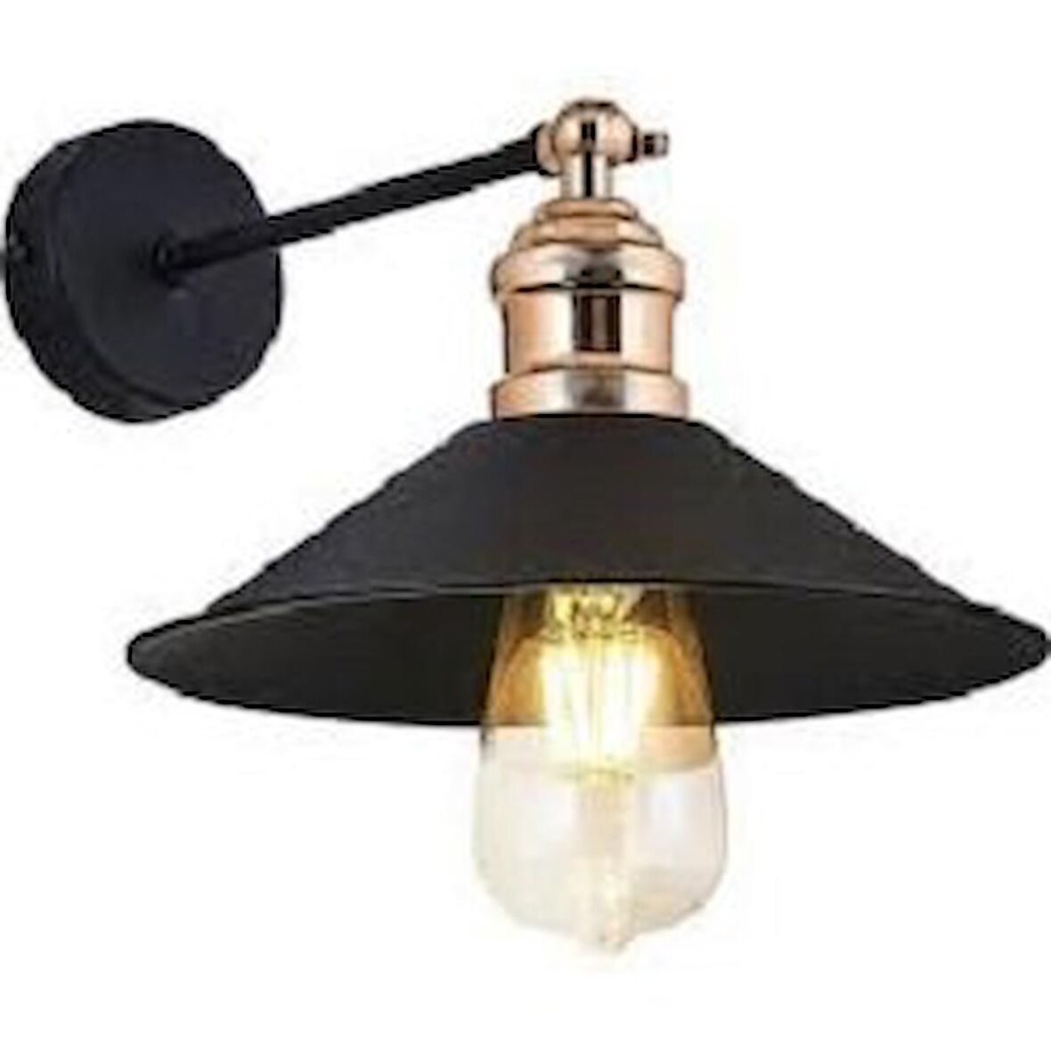 RİOLİGHT RETRO  BAKIR MAFSALLI HAREKETLİ BAŞLIK METAL APLİK