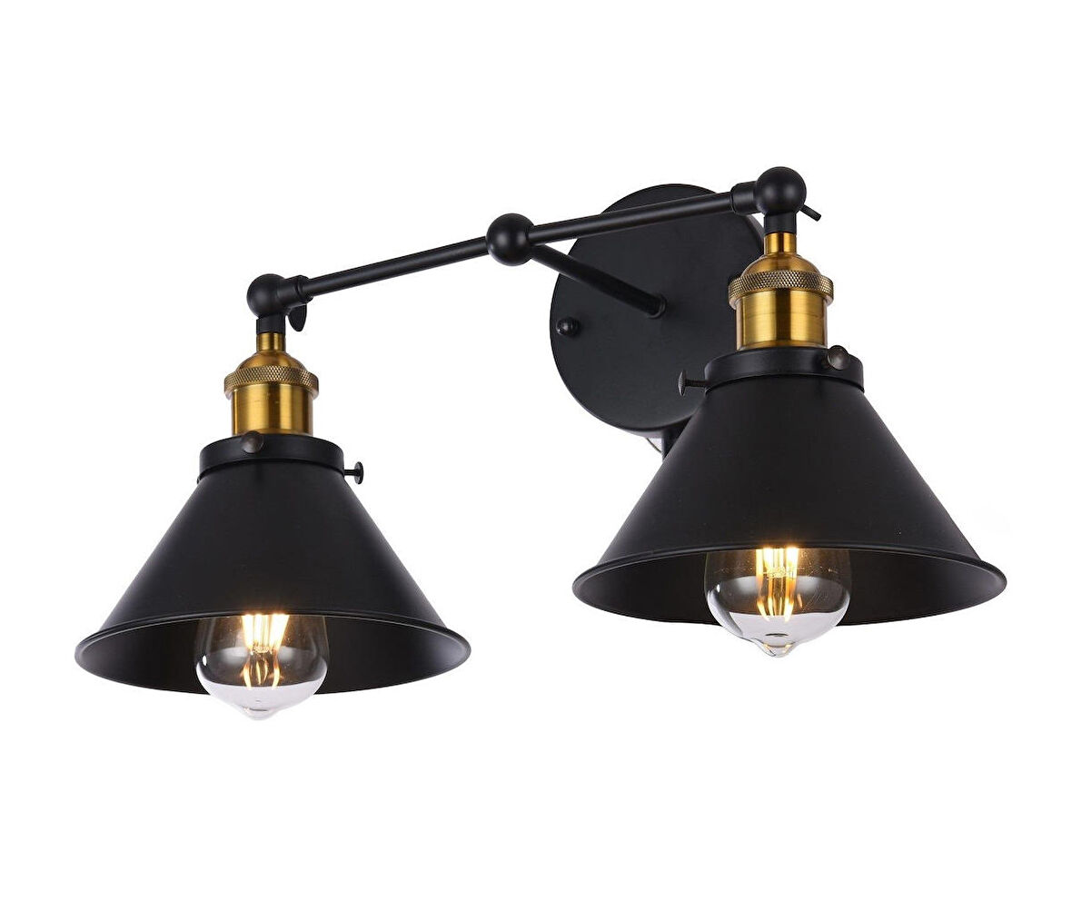 RIOLIGHT RETRO HAREKETLİ BAŞLIK İKİLİ METAL RUSTİK  APLİK