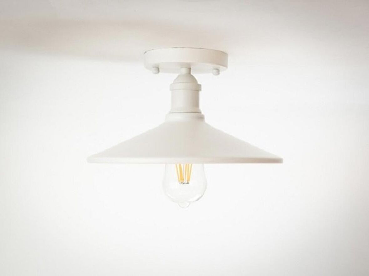 RİOLİGHT RETRO TEKLİ PLOFONYER AVİZE ŞAPKA ÇAPI: 28CM