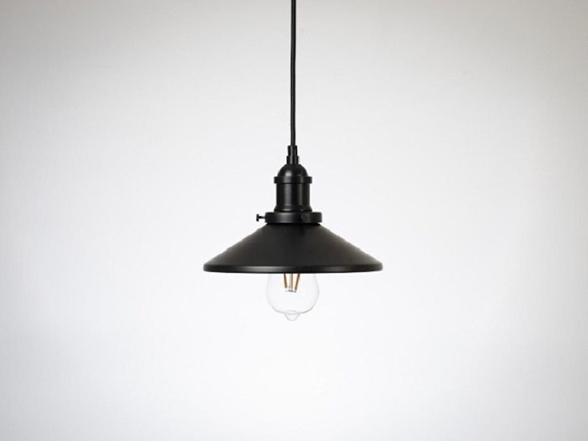 RİOLİGHT RETRO TEKLİ METAL SARKIT AVİZE ŞAPKA ÇAPI:22CM