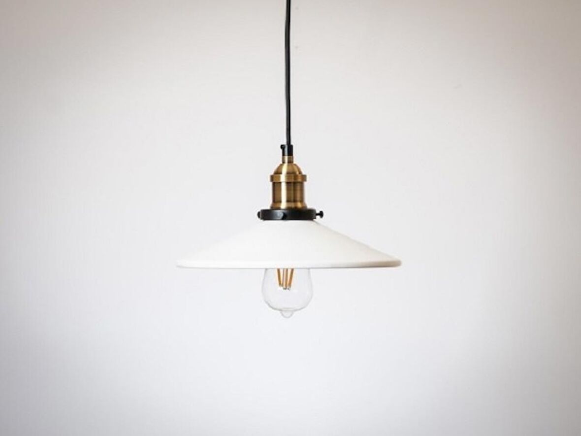 RİOLİGHT RETRO TEKLİ METAL SARKIT AVİZE ŞAPKA ÇAPI: 28CM