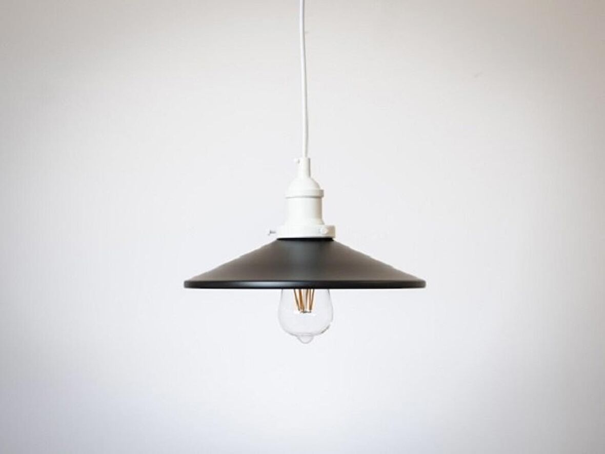 RİOLİGHT RETRO TEKLİ METAL SARKIT AVİZE ŞAPKA ÇAPI: 28CM