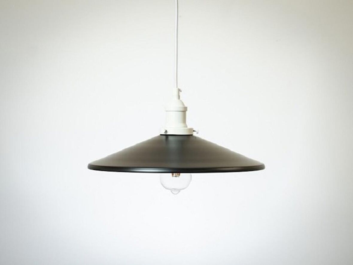 RİOLİGHT RETRO TEKLİ METAL SARKIT AVİZE ŞAPKA ÇAPI: 38CM