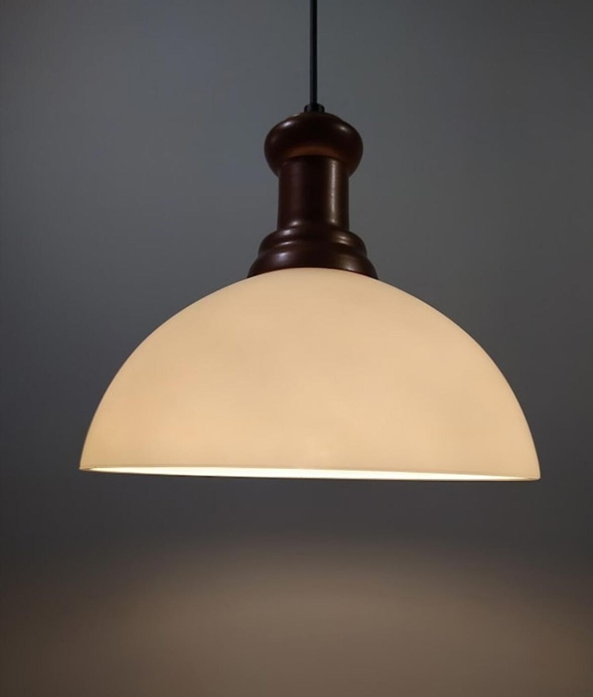 RİOLİGHT MODERN TEKLİ OPAL CAM SARKIT AVİZE ÇAP: 30CM