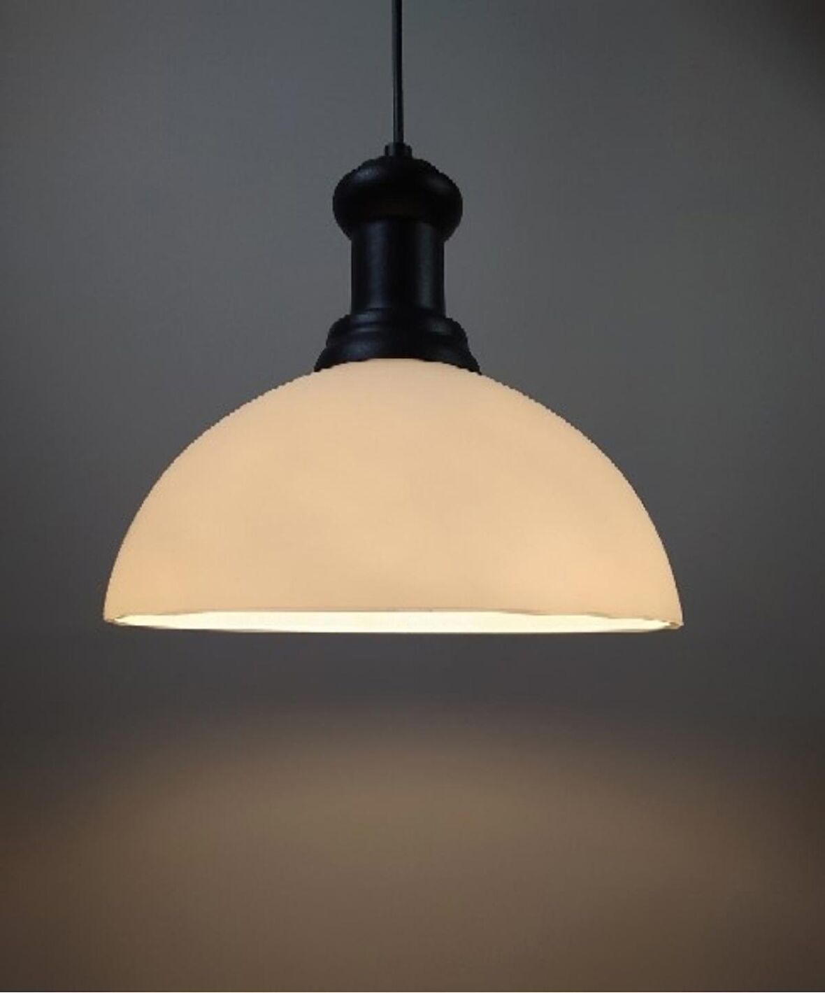 RİOLİGHT MODERN TEKLİ OPAL CAM SARKIT AVİZE ÇAP: 30CM