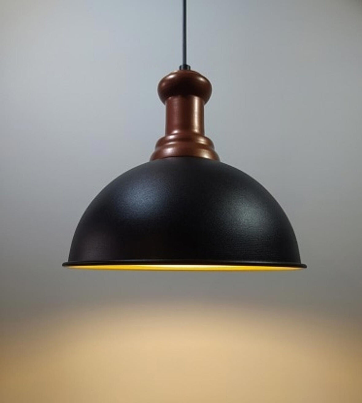 RİOLİGHT RETRO TEKLİ METAL SARKIT AVİZE ÇAP: 30CM