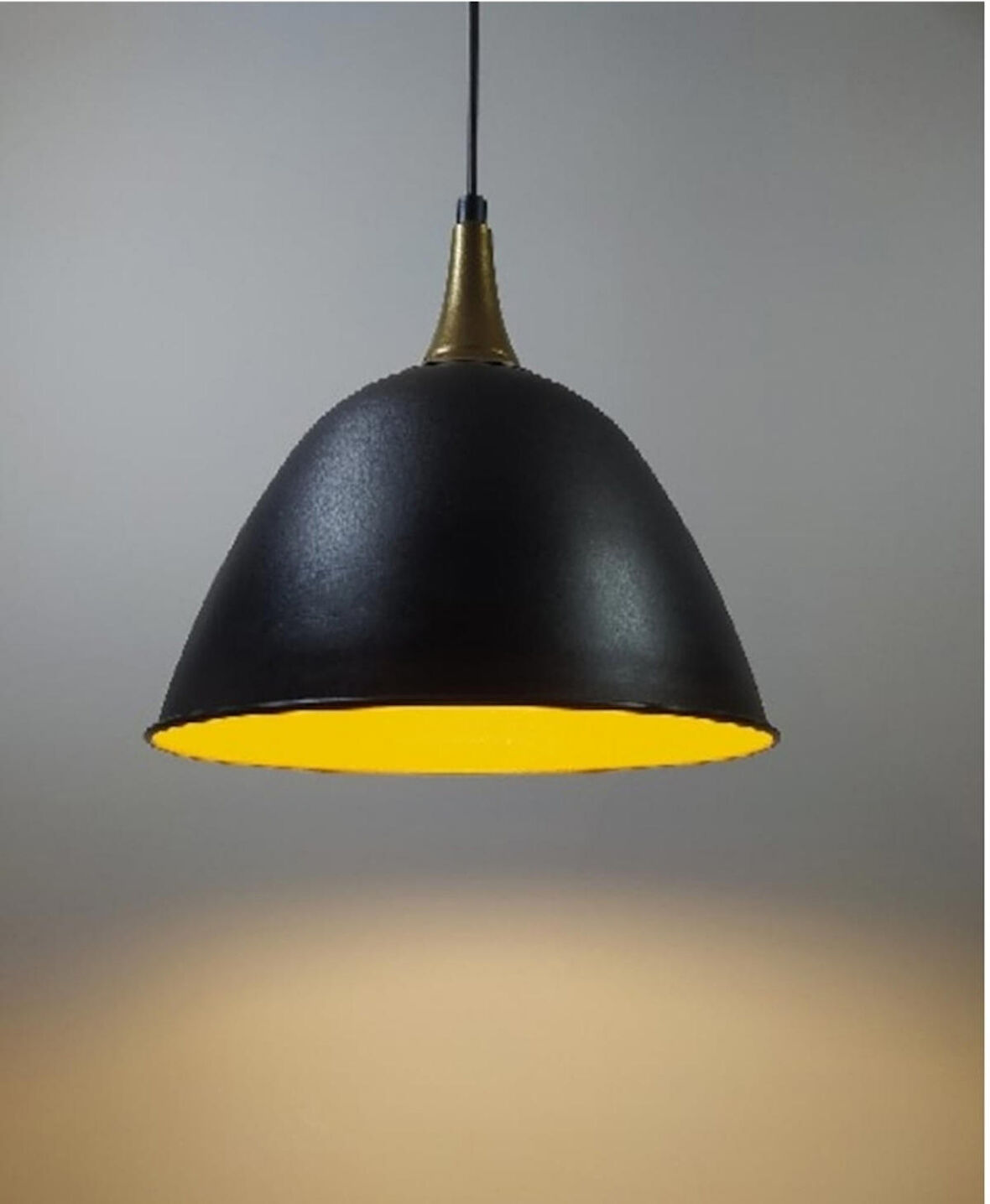 RİOLİGHT RETRO TEKLİ METAL SARKIT AVİZE ŞAPKA ÇAPI: 28CM