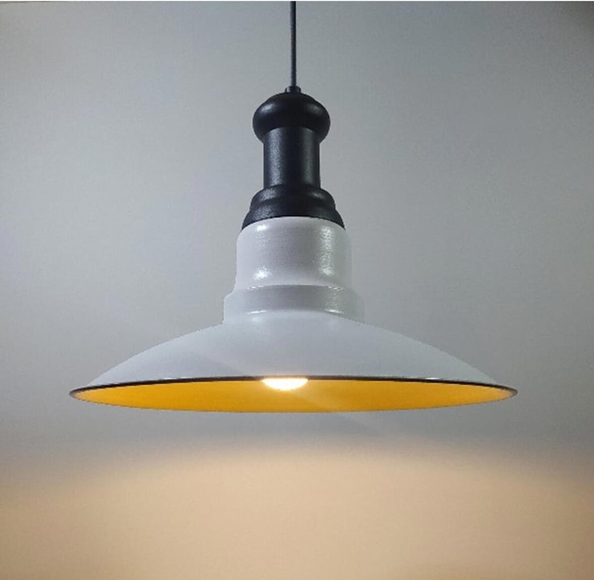 RİOLİGHT RETRO TEKLİ METAL SARKIT AVİZE ÇAP: 30CM
