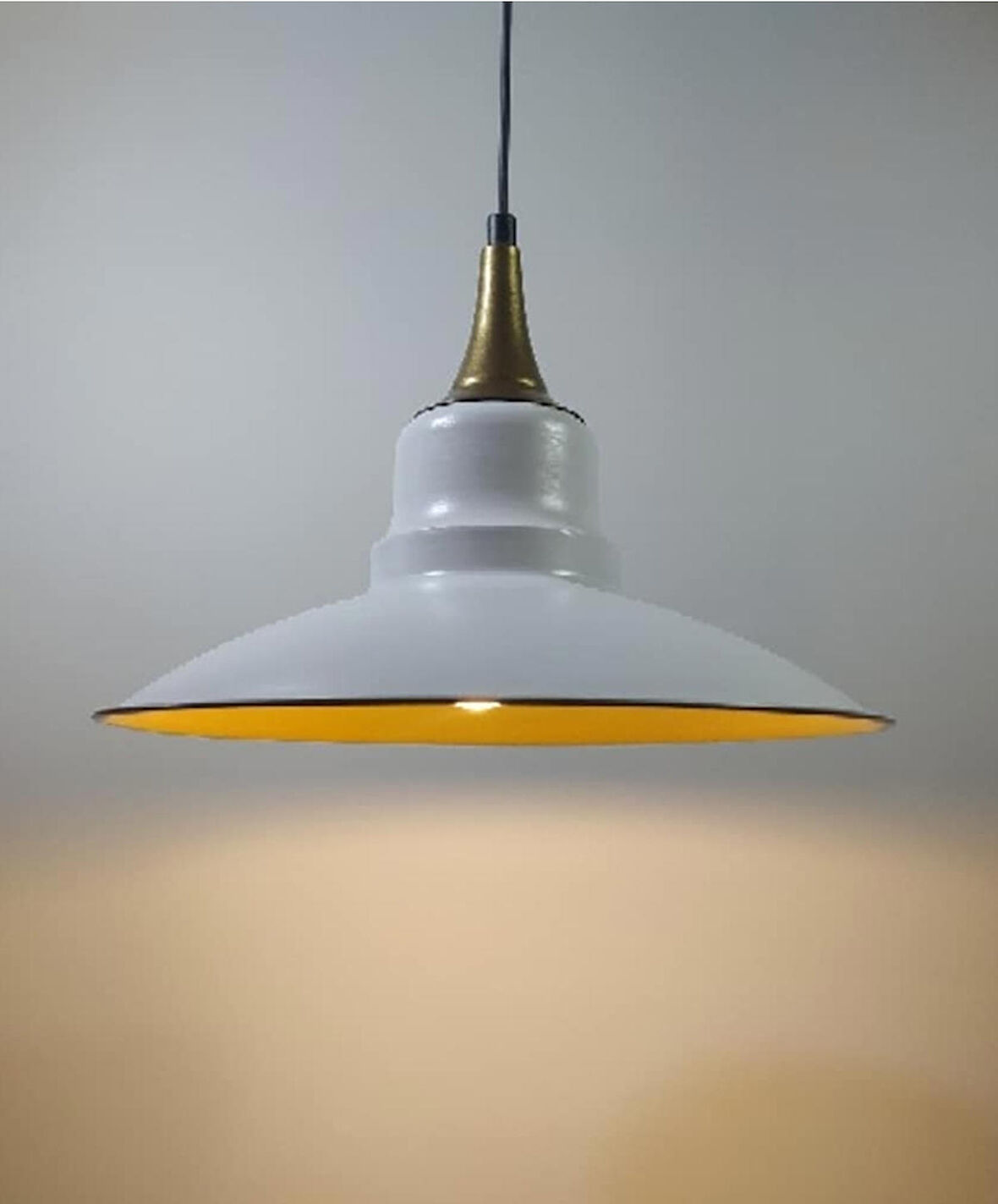 RİOLİGHT RETRO TEKLİ METAL SARKIT AVİZE ÇAP: 30CM