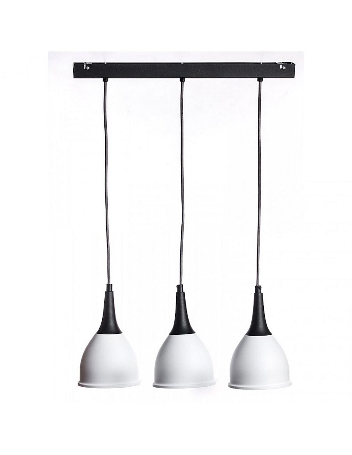 RİOLİGHT RETRO ÜÇLÜ MASA ÜSTÜ SARKIT AVİZE TABAN ÇAPI: 60CM