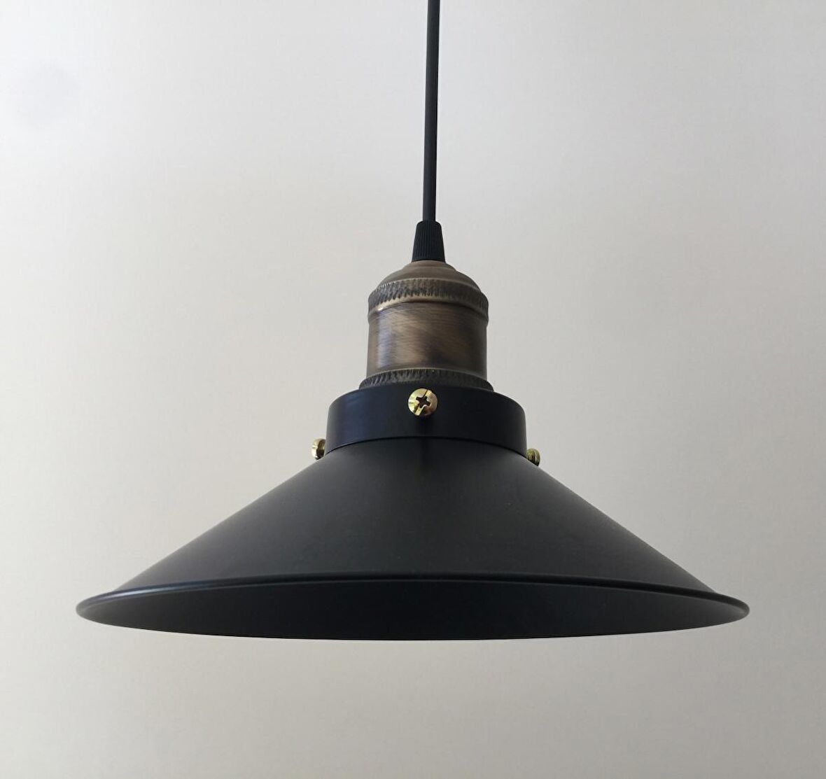 RİOLİGHT SİYAH METAL SARKIT ÇAP:23 CM