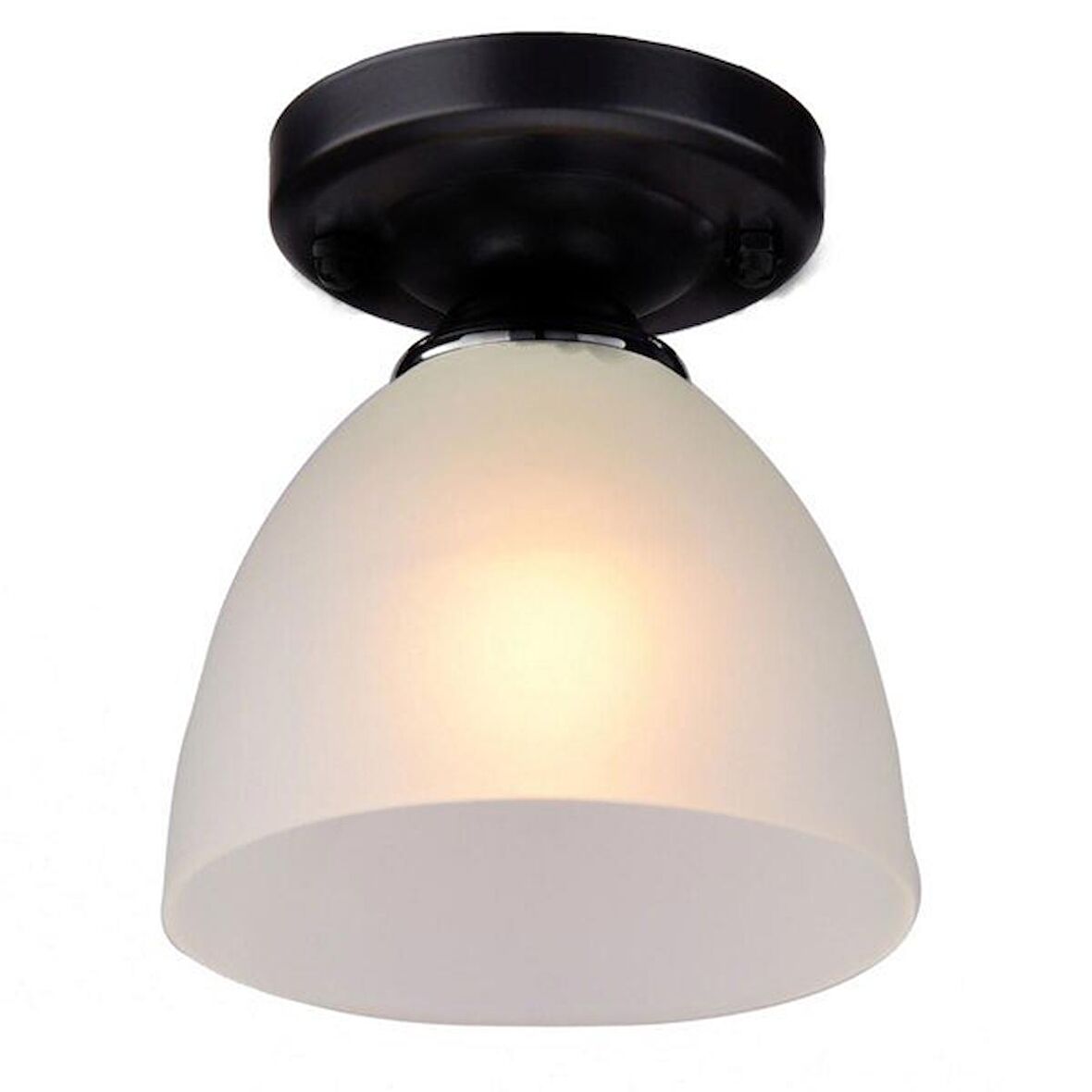 RİOLİGHT RETRO RUSTİK OPAL CAMLI ODA, HOL İÇİN PLOFONYER AVİZE
