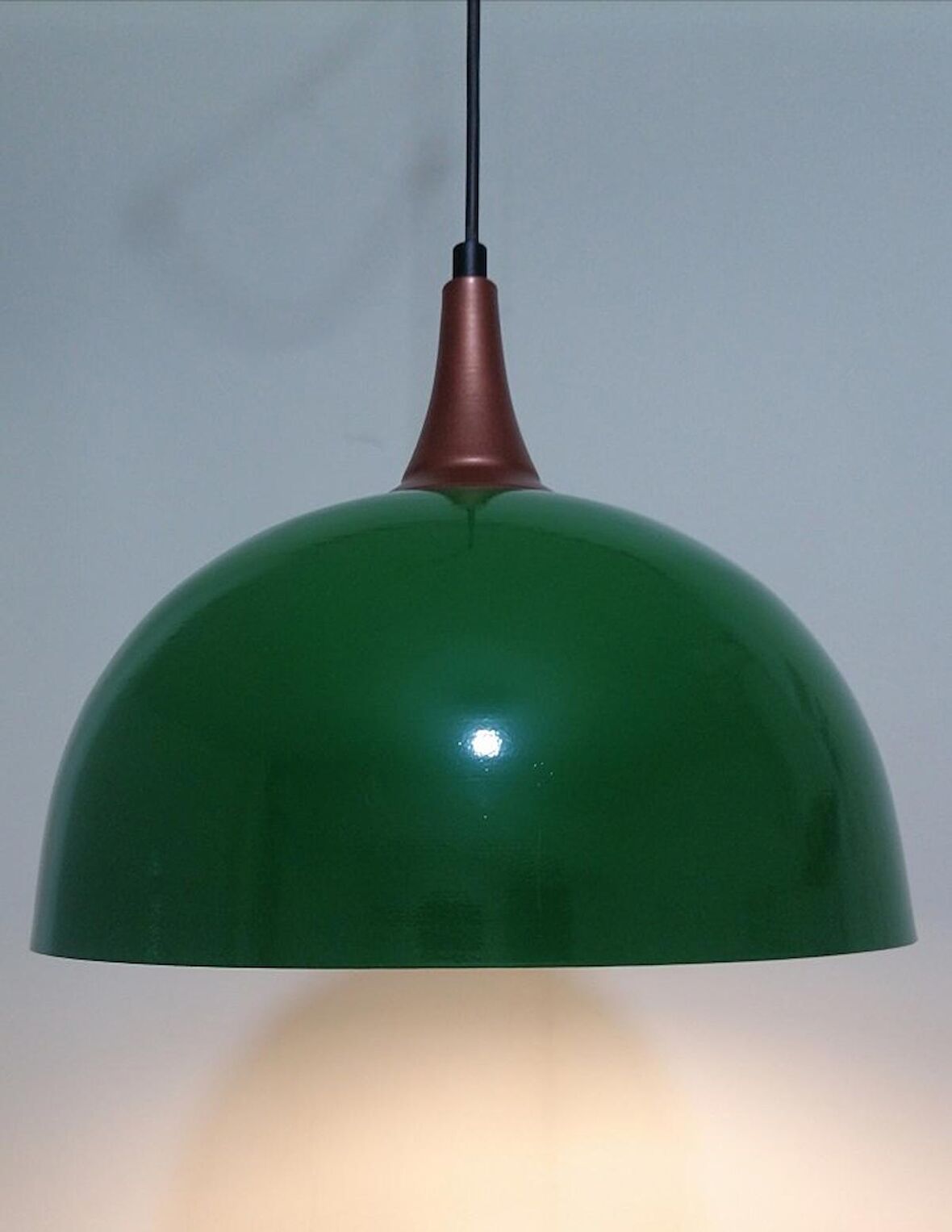 RİOLİGHT 1RETRO,RUSTİK,MODERN BAKIR AKSESUARLI MUTFAK,ODA,CAFE İÇİN TEKLİ METAL SARKIT ÇAP:30CM