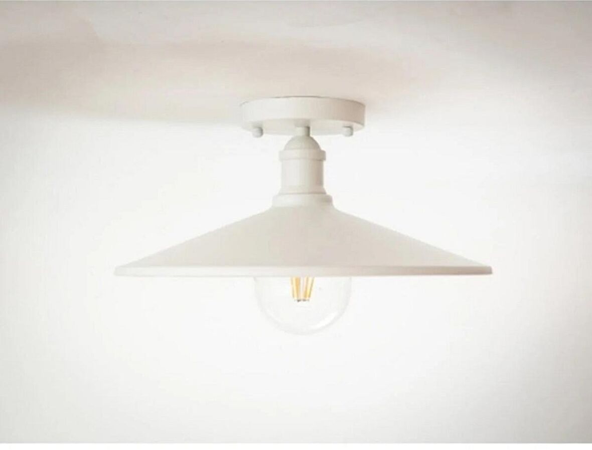 RİOLİGHT RETRO2,RUSTİK MUTFAK,ODA,SALON CAFELER İÇİN TEKLİ METAL PLOFONYER AVİZE ÇAP:38CM