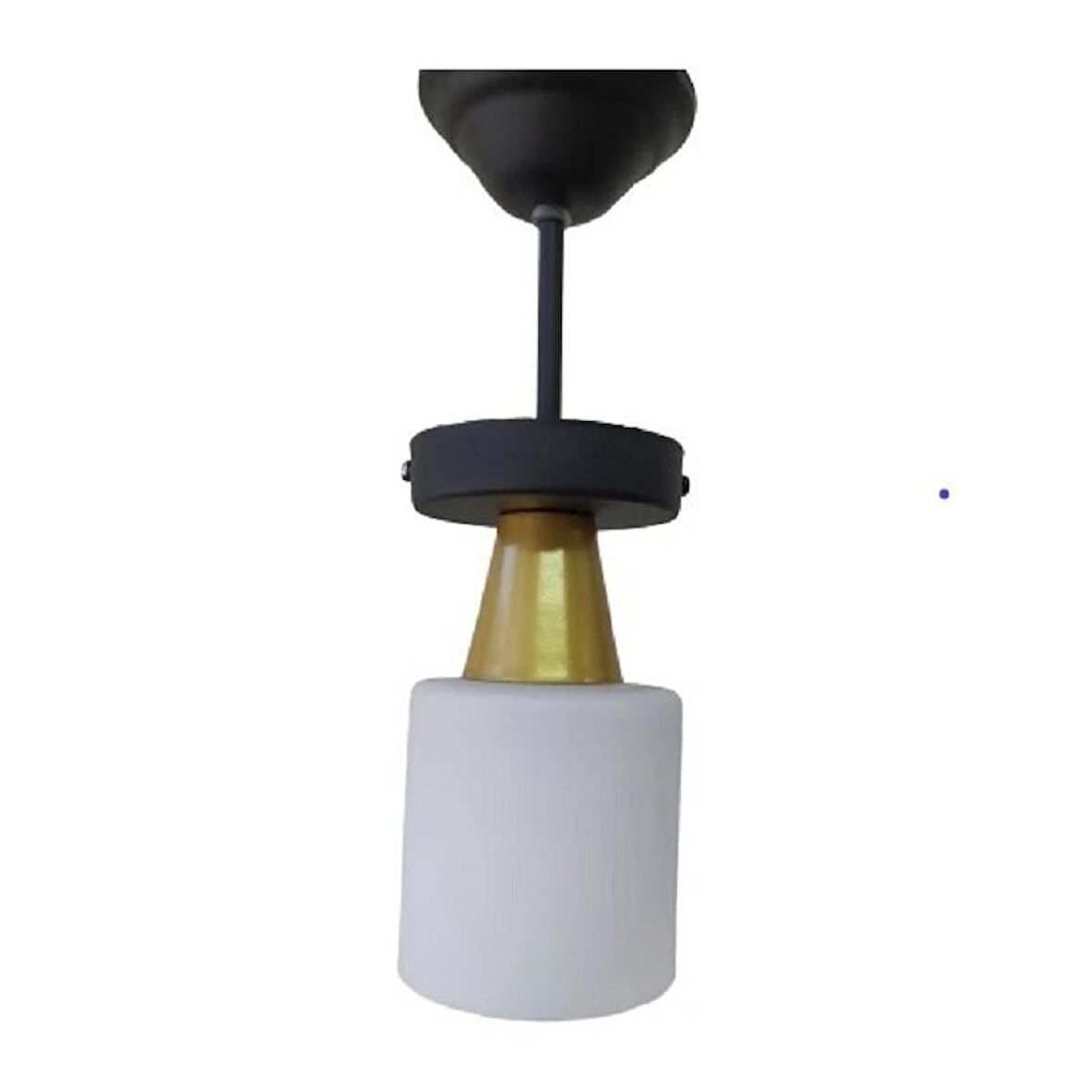 RİOLİGHT RETRO,RUSTİK OPAL CAMLI TEKLİ SARKIT AVİZE