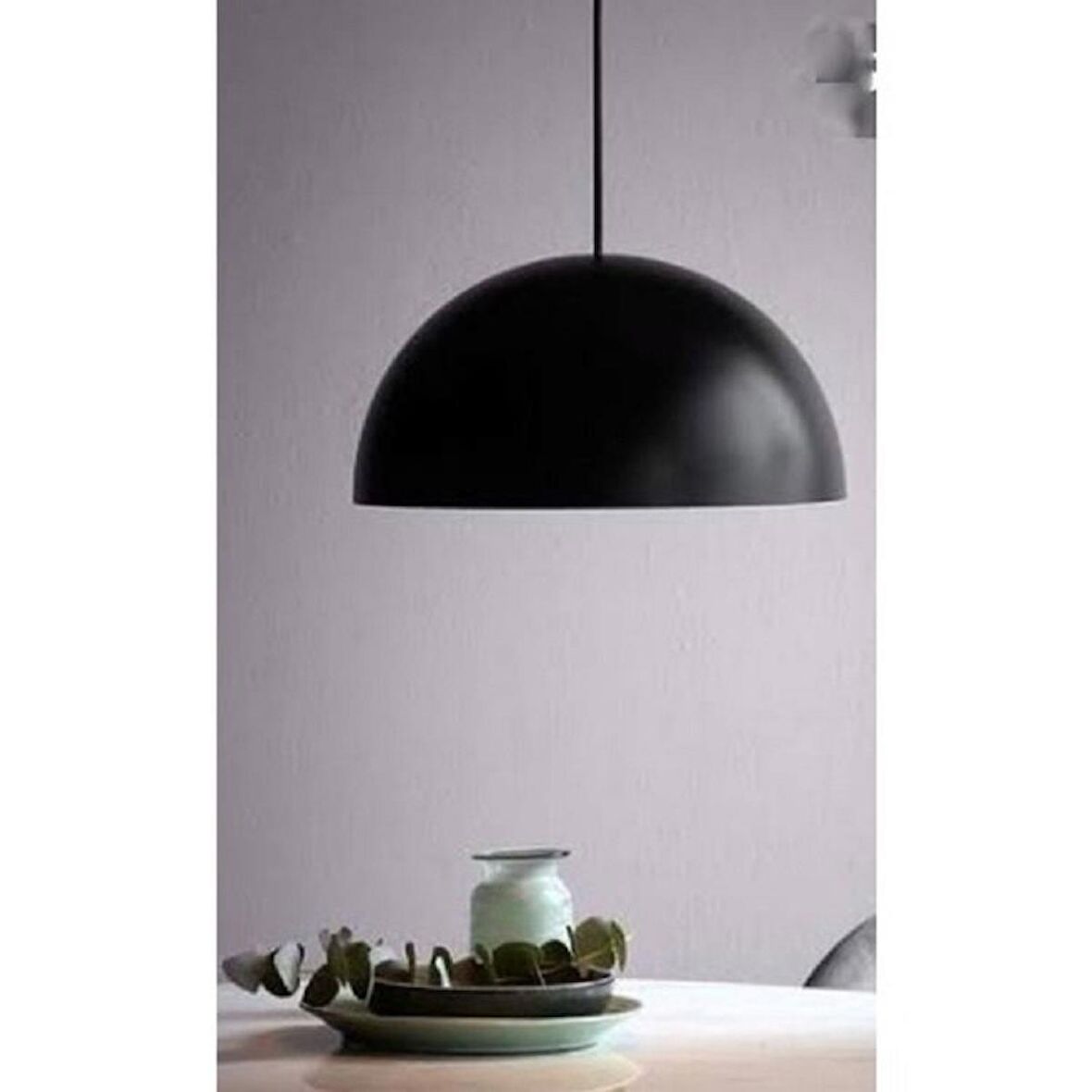 RİOLİGHT RETRO,RUSTİK SİYAH TEKLİ METAL SARKIT AVİZE ÇAP:30CM