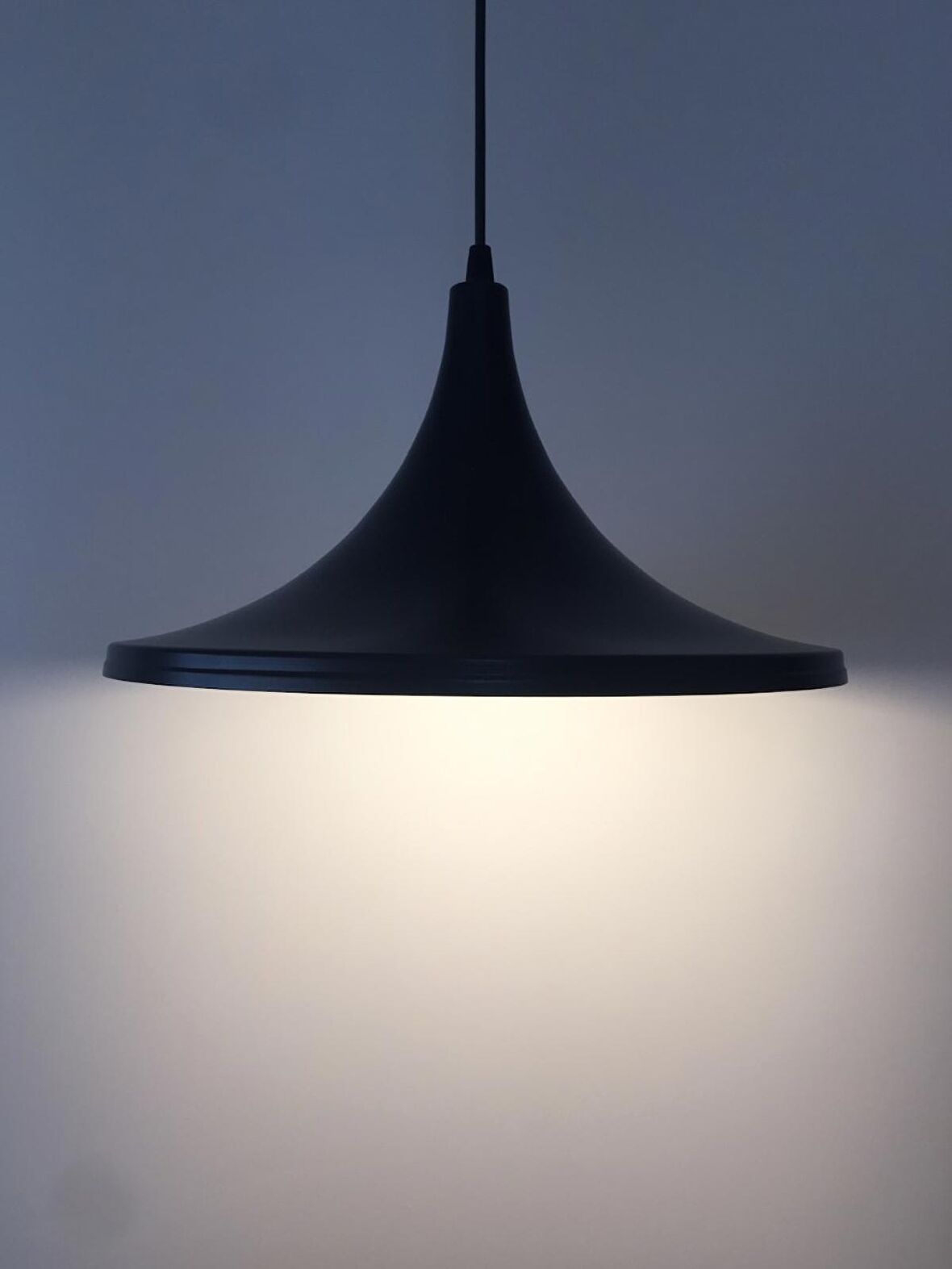 RİOLİGHT SİYAH İÇİ BEYAZ METAL SARKIT ÇAP:36 CM