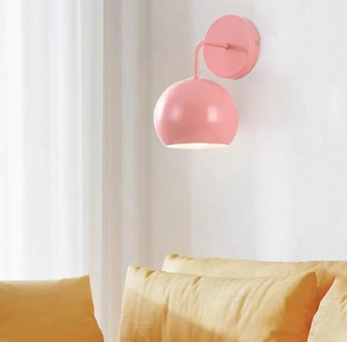 RİOLİGHT RETRO,VİNTAGE,RUSTİK PEMBE 1XE27 DUYLU DUVAR METAL APLİK 
