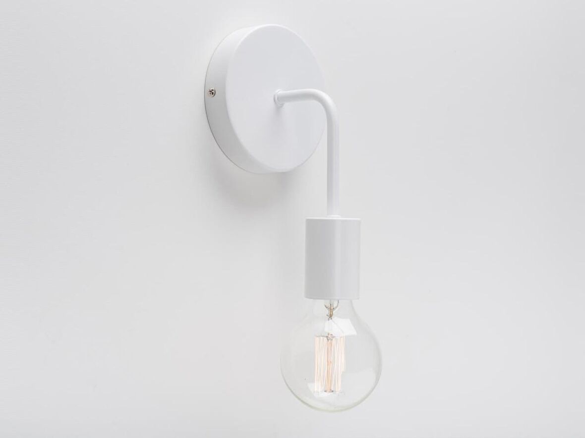 RİOLİGHT VİNTAGE,RUSTİK,RETRO,MODERN BEYAZ 1XE27 DUYLU METAL DUVAR APLİK