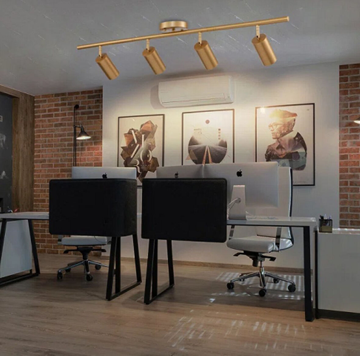 RİOLİGHT HAREKETLİ BAŞLIK 4XGU10 LED ESKİTME SPOT AMPÜL DAHİLDİR.